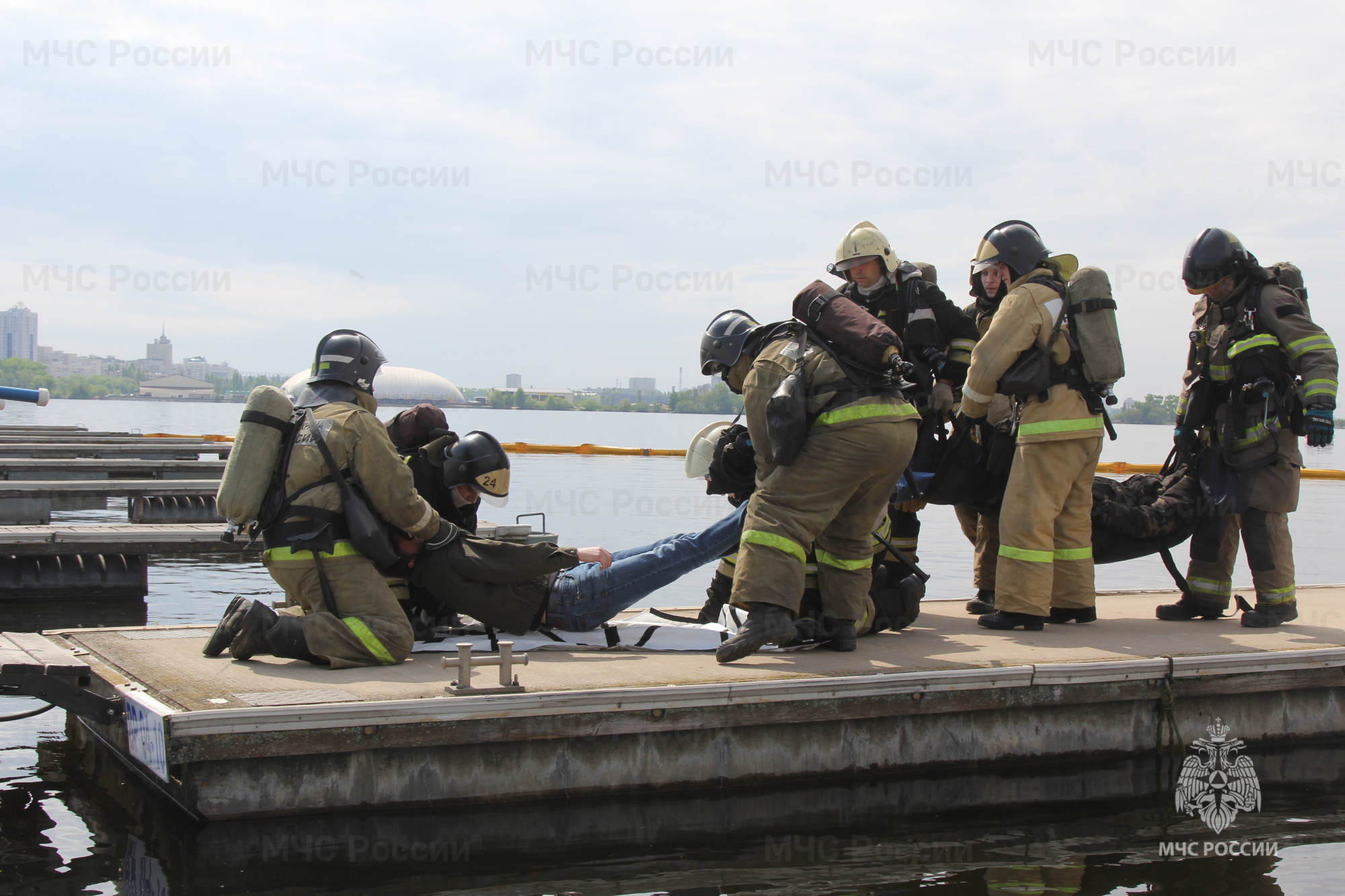 Тактико-специальные учения на акватории Воронежского водохранилища -  Новости - Главное управление МЧС России по Воронежской области