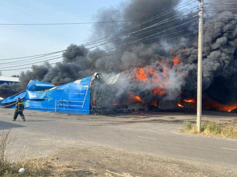 Пожар в Новоусманском районе