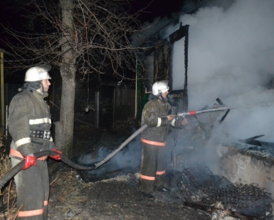 Пожар в Новоусманском районе