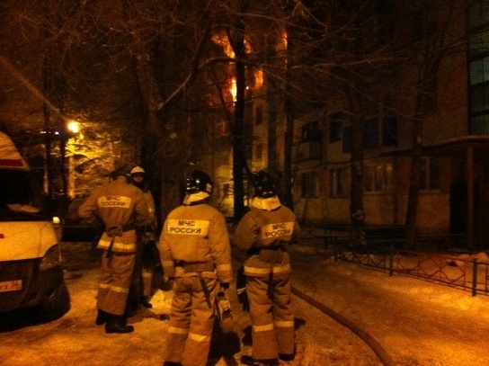 Пожар в Семилукском районе