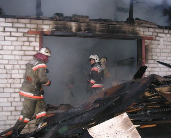 Пожар в Верхнемамонском районе