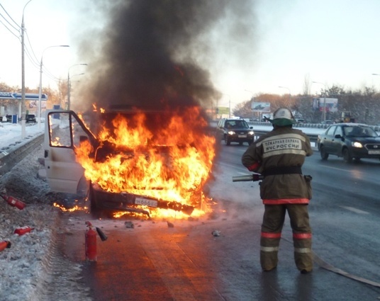 Пожар в Рамонском районе